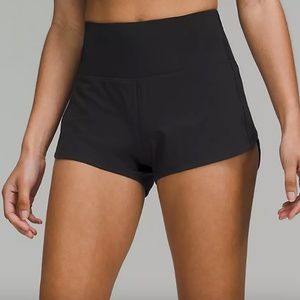 Lululemon Speed Up HR Short 2.5” Size 10 Black